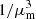 $ 1/\mu _{\mathrm {m}}^3 $