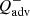 $ Q_{\mathrm {{adv}}}^- $