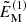 $ \tilde{E}_{\mathrm{M}}^{(1)} $