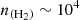 $ n_{\mathrm {(H_2)}} \sim 10^4 $
