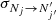 $ \sigma _{N_{j} \rightarrow N^{\prime}_{j^{\prime}}} $