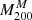 $ M_{200}^{M} $
