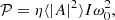 $$ \begin{aligned} \mathcal{P} = \eta \langle |A |^2 \rangle I \omega _0^2, \end{aligned} $$