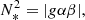 $$ \begin{aligned}&N_{*}^2 = |g \alpha \beta |, \end{aligned} $$