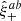 Mathematical equation: $ \hat\xi_+^{ab} $