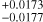 $^{+0.0173}_{-0.0177}$