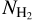 Mathematical equation: ${N_{{H_2}}}$