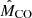 Mathematical equation: $ \hat{M}_{\mathrm{CO}} $