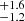 $ ^{+1.6}_{-1.2} $