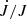 Mathematical equation: $ \dot{J}/J $
