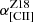Mathematical equation: $ \alpha_{\mathrm{[CII]}}^{\mathrm{Z18}} $