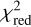 Mathematical equation: $\chi^2_{\text{red}}$