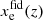 $ x_{\mathrm{e}}^{\mathrm{fid}}(z) $