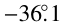 Mathematical equation: $\[-36^\circ_\cdot1\]$