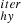 Mathematical equation: $ _{hy}^{iter} $