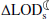 $ \Delta \mathrm{LOD}_\mathrm{s}^{{\leftmoon}} $