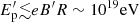 Mathematical equation: $ E^{\mathrm{\prime}}_{\mathrm{p}}{\lesssim} eB^{\mathrm{\prime}}R \sim 10^{19}{\mathrm{eV}} $