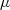 Mathematical equation: $ \rm{\mu} $