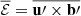 Mathematical equation: $ \overline{\mathbf{\mathcal{E}}} = \overline{\mathbf{u}{\prime}\times \mathbf{b}{\prime}} $