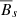 Mathematical equation: $ \overline{B}_s $