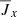 Mathematical equation: $ \overline{J}_x $
