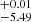 $ _{-5.49}^{+0.01} $