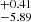 $ _{-5.89}^{+0.41} $