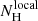 $ {N_{\mathrm{H}}^{\mathrm{local}}} $