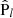 Mathematical equation: $ \hat{\mathrm{P}}_{l} $