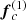 Mathematical equation: $ \boldsymbol{f}^{(1)}_{c} $