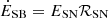 Mathematical equation: $ \dot{E}_{\text{SB}} = E_{\text{SN}} \mathcal{R}_{\text{SN}} $