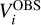 Mathematical equation: $V_i^{{\rm{OBS}}}$