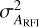 Mathematical equation: $\sigma _{{A_{{\rm{RFI}}}}}^2$