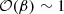 Mathematical equation: $ {\cal O}(\beta)\sim 1 $