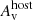 $ A^{\mathrm{host}}_{\mathrm{v}} $