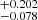 $ ^{+0.202}_{-0.078} $