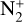 Mathematical equation: ${\rm{N}}_{\rm{2}}^{\rm{ + }}$