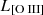 Mathematical equation: $ L_{[\mathrm O{\small { {\text{ III}}}}]} $