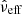 Mathematical equation: $ \hat{\nu}_{\mathrm{eff}} $