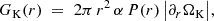 Mathematical equation: $$ \begin{aligned} G_{\rm K}(r) \;=\; 2\pi \,r^2\,\alpha \,P(r)\,\bigl |\partial _r\Omega _{\rm K}\bigr |, \end{aligned} $$