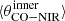 $ \langle \theta_{\mathrm{CO-NIR}}^{\mathrm{inner}} \rangle $