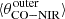 $ \langle \theta_{\mathrm{CO-NIR}}^{\mathrm{outer}} \rangle $
