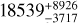 $18539_{ - 3717}^{ + 8926}$