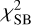 Mathematical equation: $\[\chi_{\mathrm{SB}}^{2}\]$