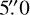 Mathematical equation: $\[5^{\prime\prime}_\cdot0\]$