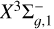 Mathematical equation: $\[X^{3} \Sigma_{g, 1}^{{}-}\]$