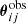 Mathematical equation: $ \boldsymbol{\theta}_{ij}^{\mathrm{obs}} $