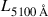 Mathematical equation: $ L_{5100\,\AA} $
