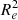 Mathematical equation: $ R_{e}^{2} $