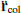Mathematical equation: $ {\mathbf{\ddot r}}_{\mathrm{col}} $